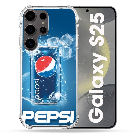 Coque Renforcée Pour Samsung Galaxy S25 Pepsi