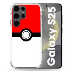 Coque Renforcée Pour Samsung Galaxy S25 Pokemon Pokeball