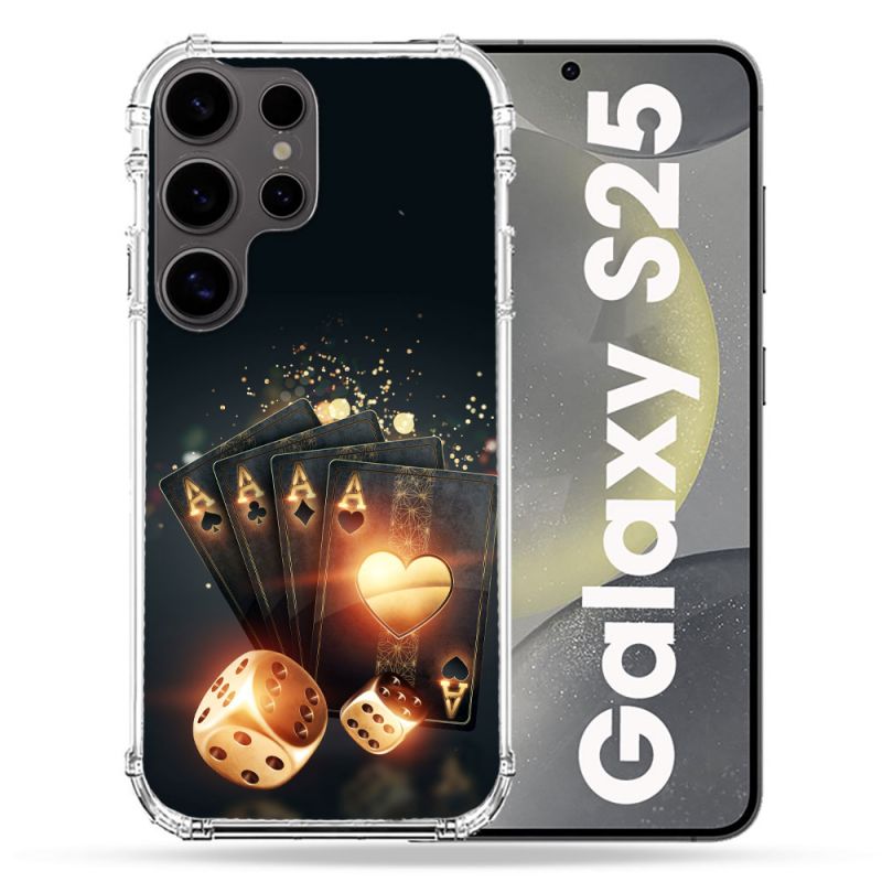 Coque Renforcée Pour Samsung Galaxy S25 Poker Des