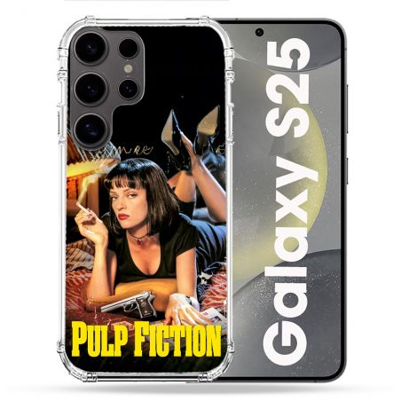 Coque Renforcée Pour Samsung Galaxy S25 Pulp Fiction Affiche