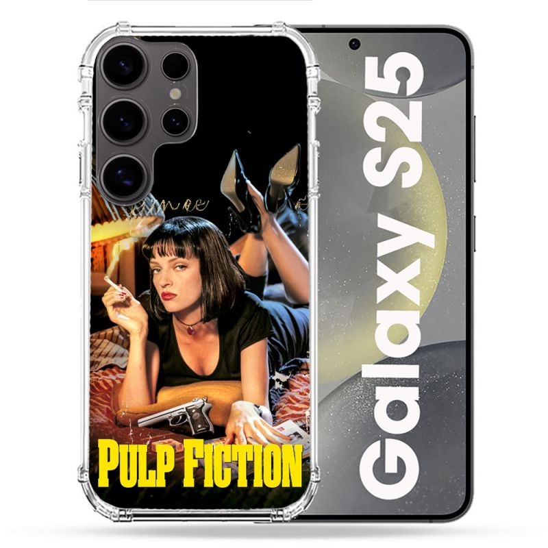 Coque Renforcée Pour Samsung Galaxy S25 Pulp Fiction Affiche