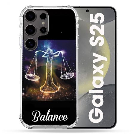 Coque Renforcée Pour Samsung Galaxy S25 Signe Zodiaque 2 Balance