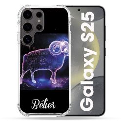 Coque Renforcée Pour Samsung Galaxy S25 Signe Zodiaque 2 Bélier