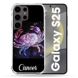 Coque Renforcée Pour Samsung Galaxy S25 Signe Zodiaque 2 Cancer