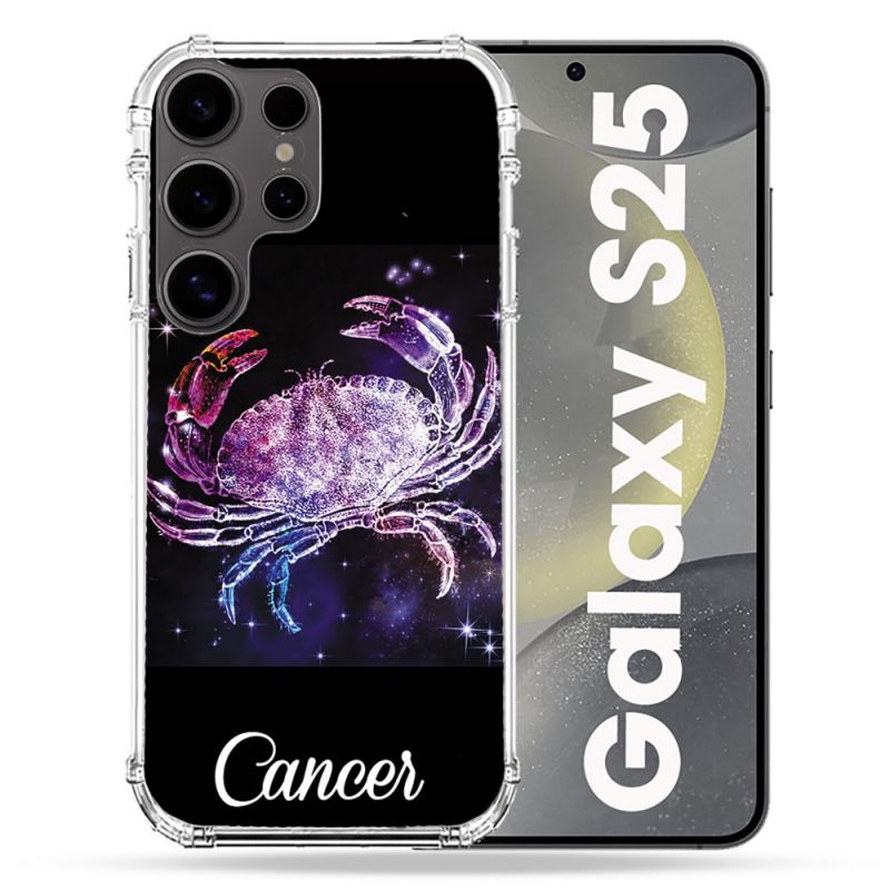 Coque Renforcée Pour Samsung Galaxy S25 Signe Zodiaque 2 Cancer