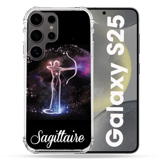 Coque Renforcée Pour Samsung Galaxy S25 Signe Zodiaque 2 Sagittaire