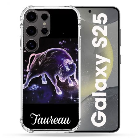 Coque Renforcée Pour Samsung Galaxy S25 Signe Zodiaque 2 Taureau