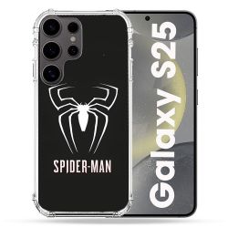 Coque Renforcée Pour Samsung Galaxy S25 Spiderman Logo