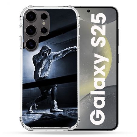 Coque Renforcée Pour Samsung Galaxy S25 Sport Boxe Poing