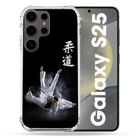 Coque Renforcée Pour Samsung Galaxy S25 Sport Judo Noir