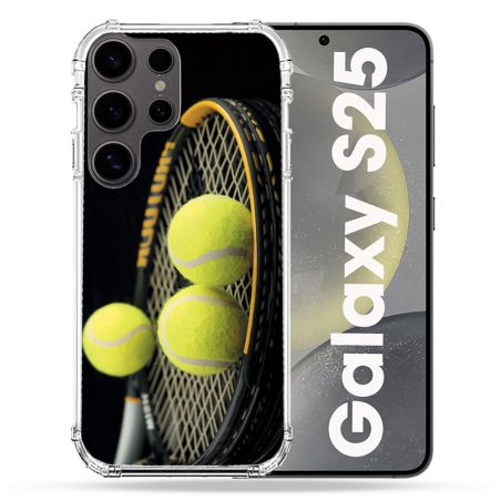 Coque Renforcée Pour Samsung Galaxy S25 Sport Tennis Balls