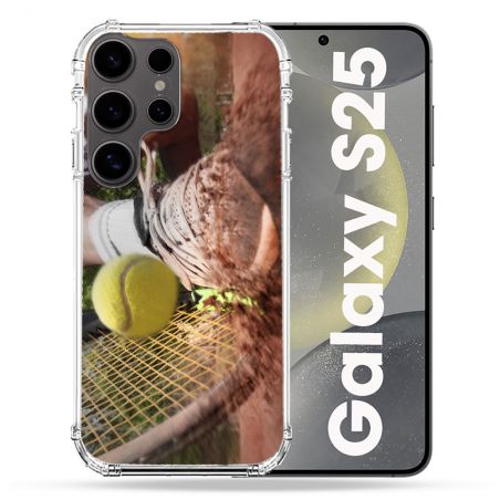Coque Renforcée Pour Samsung Galaxy S25 Sport Tennis Glissade