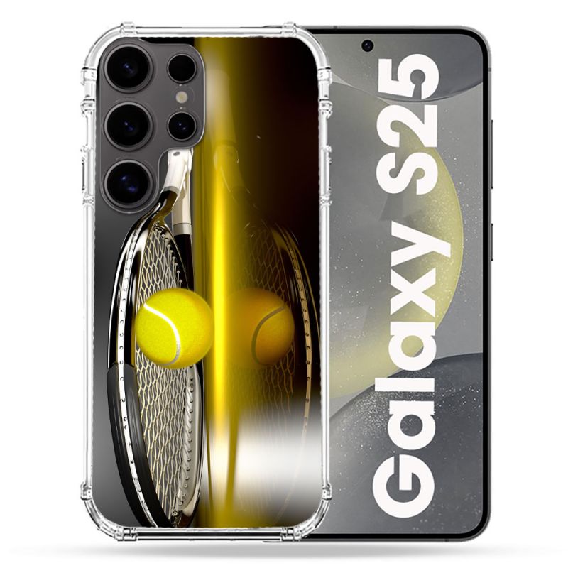 Coque Renforcée Pour Samsung Galaxy S25 Sport Tennis Reflet