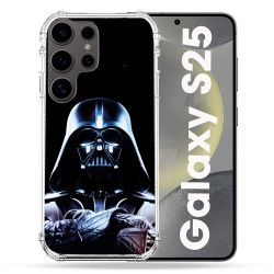 Coque Renforcée Pour Samsung Galaxy S25 Star Wars - Dark Vador Noir