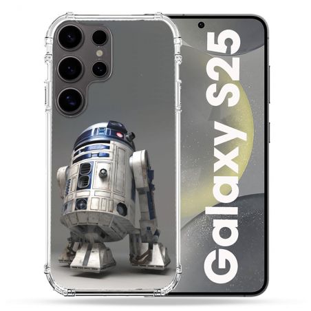 Coque Renforcée Pour Samsung Galaxy S25 Star Wars - R2D2