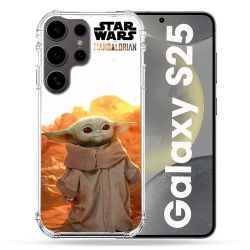 Coque Renforcée Pour Samsung Galaxy S25 Star Wars - Yoda bebe soleil