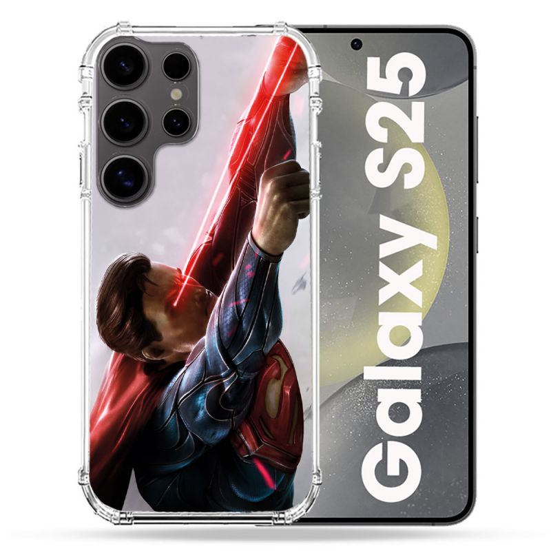 Coque Renforcée Pour Samsung Galaxy S25 Superman Laser