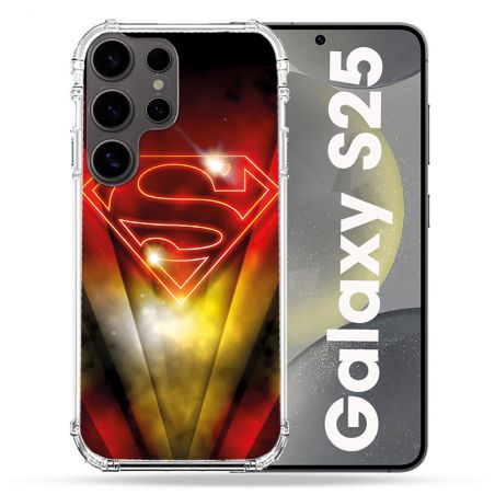 Coque Renforcée Pour Samsung Galaxy S25 Superman Logo