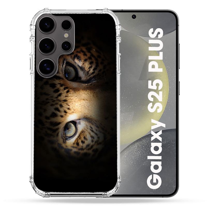 Coque Renforcée Pour Samsung Galaxy S25 PLUS Animal Leopard Yeux