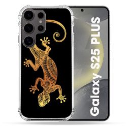 Coque Renforcée Pour Samsung Galaxy S25 PLUS Animal Lezard Noir