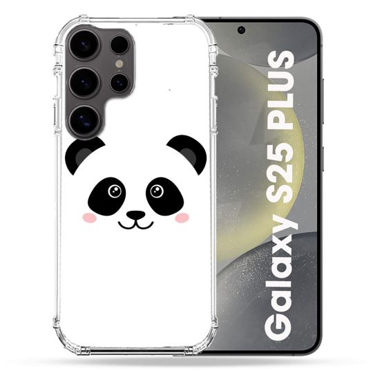 Coque Renforcée Pour Samsung Galaxy S25 PLUS Animal Panda Blanc