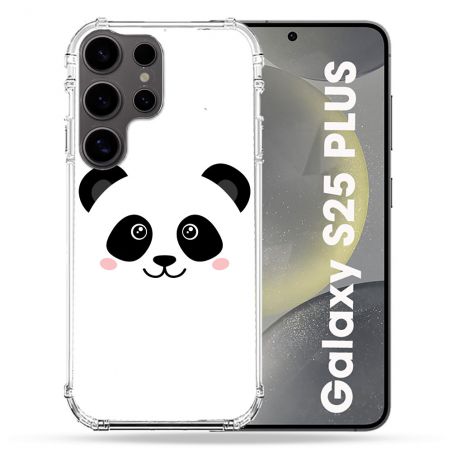 Coque Renforcée Pour Samsung Galaxy S25 PLUS Animal Panda Blanc