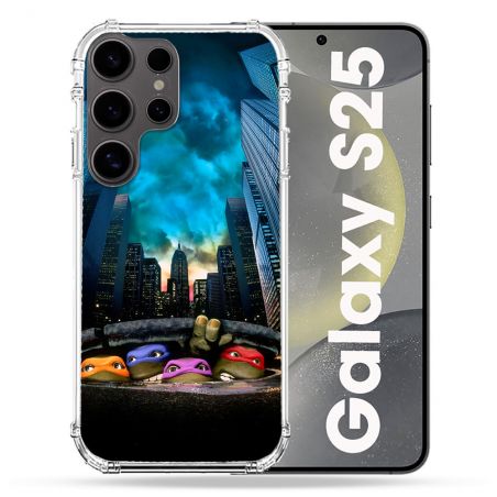 Coque Renforcée Pour Samsung Galaxy S25 Tortue Ninja Ville