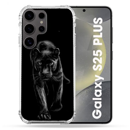 Coque Renforcée Pour Samsung Galaxy S25 PLUS Animal Panthère Noire