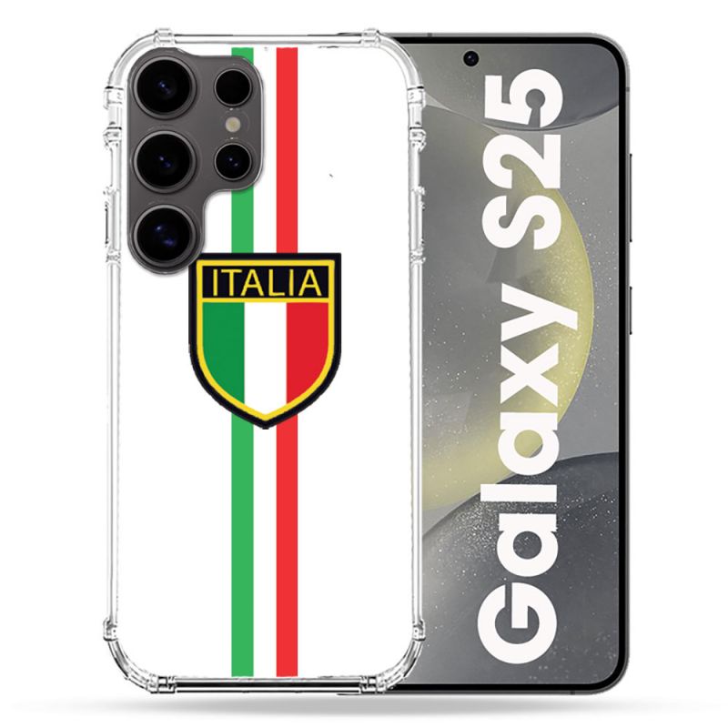 Coque Renforcée Pour Samsung Galaxy S25 Voyage Italie 3 Blanc