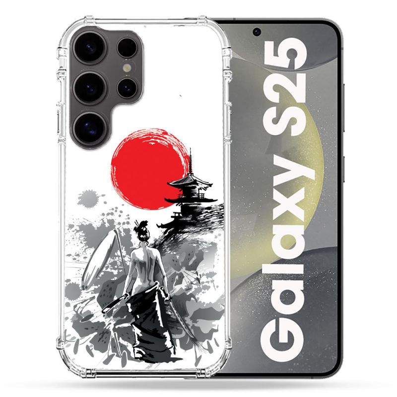 Coque Renforcée Pour Samsung Galaxy S25 Voyage Japon Femme