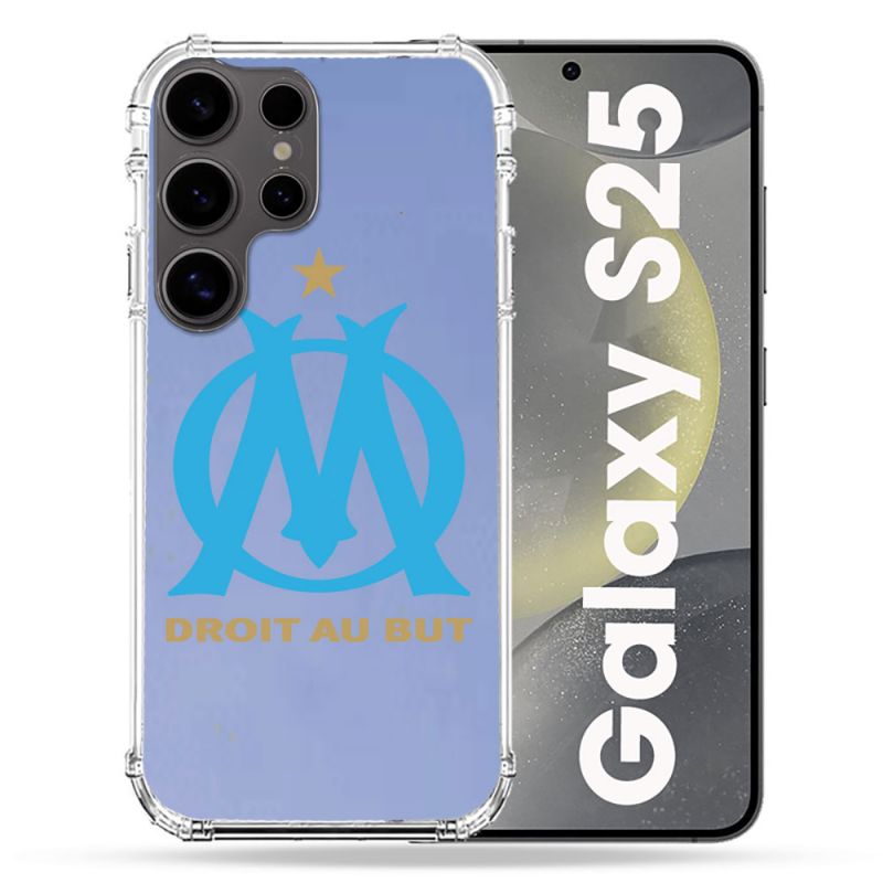 Coque Transparente Pour Samsung Galaxy S25 Foot Olympique Marseille OM