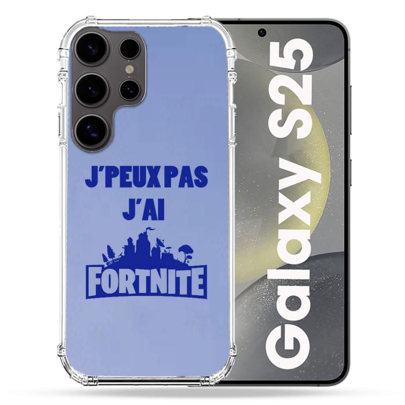 Coque Transparente Pour Samsung Galaxy S25 Jpeux pas jai Fortnite