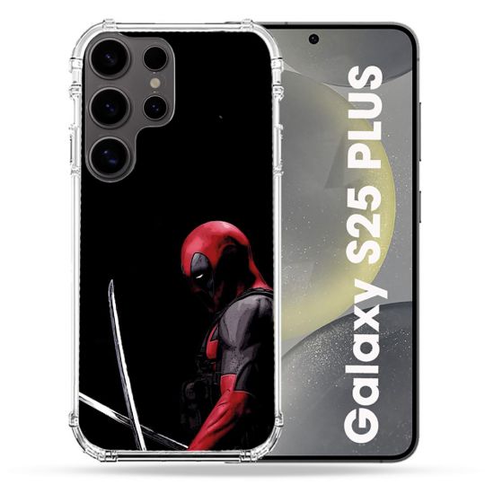 Coque Renforcée Pour Samsung Galaxy S25 PLUS Deadpool Epee