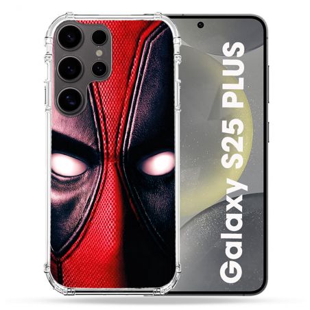 Coque Renforcée Pour Samsung Galaxy S25 PLUS Deadpool Yeux