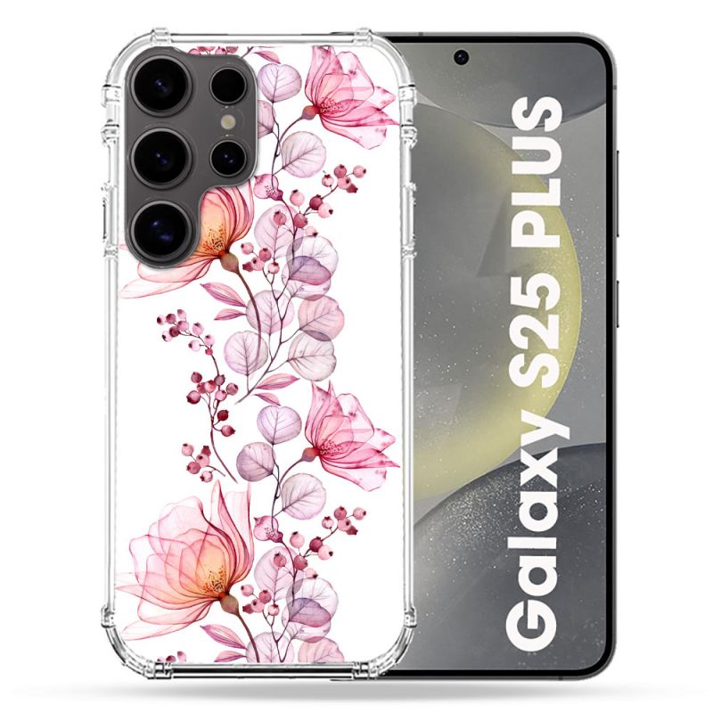 Coque Renforcée Pour Samsung Galaxy S25 PLUS Fleur Eclosion