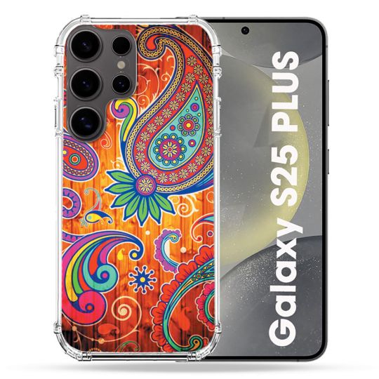 Coque Renforcée Pour Samsung Galaxy S25 PLUS Fleur Psychedelic