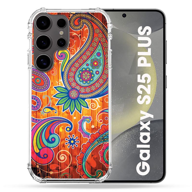 Coque Renforcée Pour Samsung Galaxy S25 PLUS Fleur Psychedelic