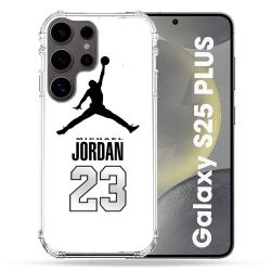 Coque Renforcée Pour Samsung Galaxy S25 PLUS Jordan 23 Blanc
