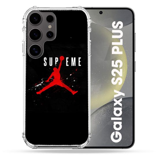Coque Renforcée Pour Samsung Galaxy S25 PLUS Jordan Supreme Noir