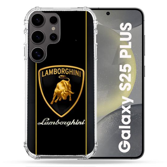 Coque Renforcée Pour Samsung Galaxy S25 PLUS Lamborghini Carbone