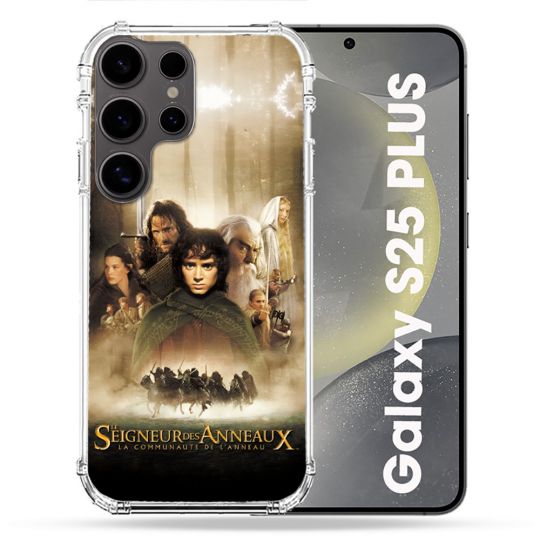 Coque Renforcée Pour Samsung Galaxy S25 PLUS Le seigneur Des Anneaux Affiche