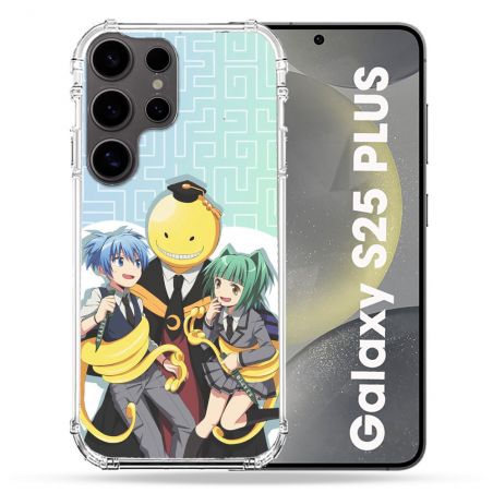 Coque Renforcée Pour Samsung Galaxy S25 PLUS Manga Assassination Classroom Kuro Trio