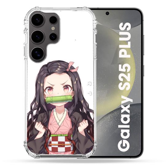 Coque Renforcée Pour Samsung Galaxy S25 PLUS Manga Demon Slayer Nezuko