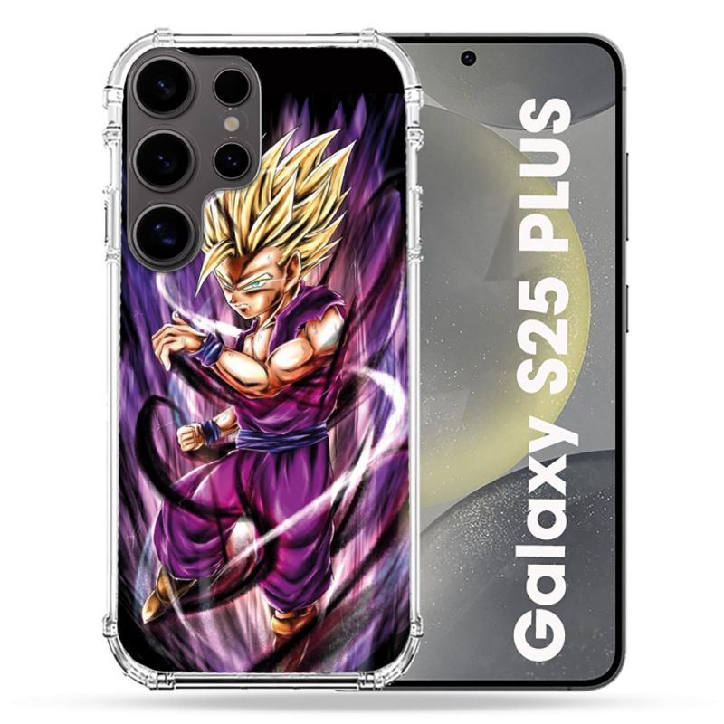 Coque Renforcée Pour Samsung Galaxy S25 PLUS Manga Dragon Ball Sangohan Violet