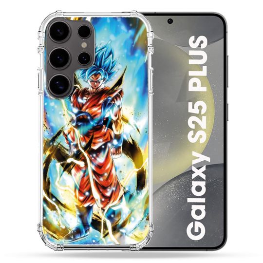 Coque Renforcée Pour Samsung Galaxy S25 PLUS Manga Dragon Ball Sangoku Blanc