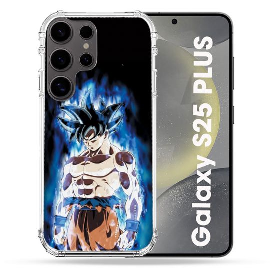 Coque Renforcée Pour Samsung Galaxy S25 PLUS Manga Dragon Ball Sangoku Noir