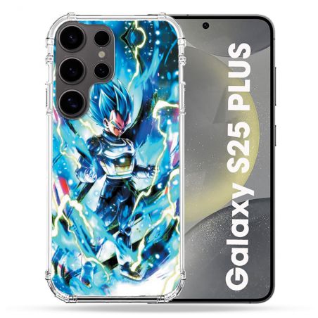 Coque Renforcée Pour Samsung Galaxy S25 PLUS Manga Dragon Ball Vegeta Bleu