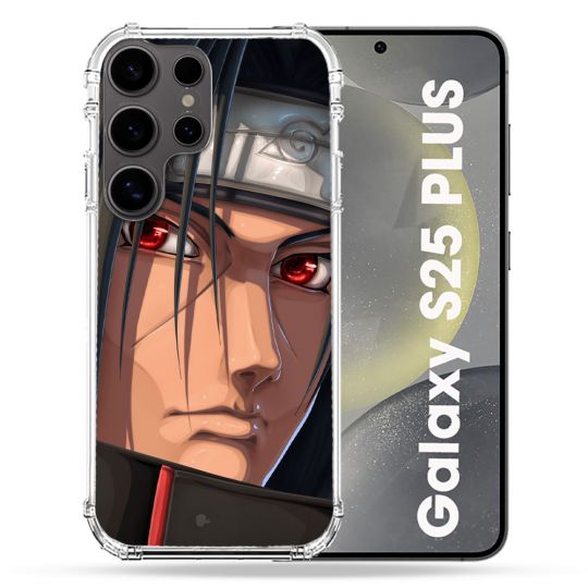 Coque Renforcée Pour Samsung Galaxy S25 PLUS Manga Naruto Itachi Visage