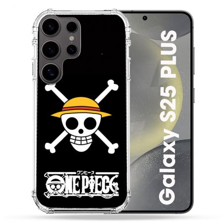 Coque Renforcée Pour Samsung Galaxy S25 PLUS Manga One Piece Tete de Mort