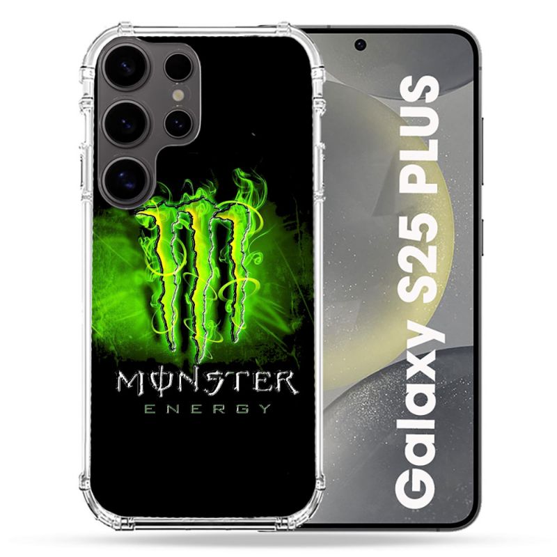 Coque Renforcée Pour Samsung Galaxy S25 PLUS Monster Energy Vert